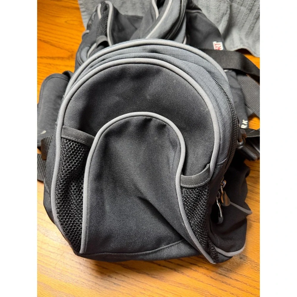 JanSport NFL Network 39L Duffel Bag-Black Canvas, Sports Gym w/Lock, Medium